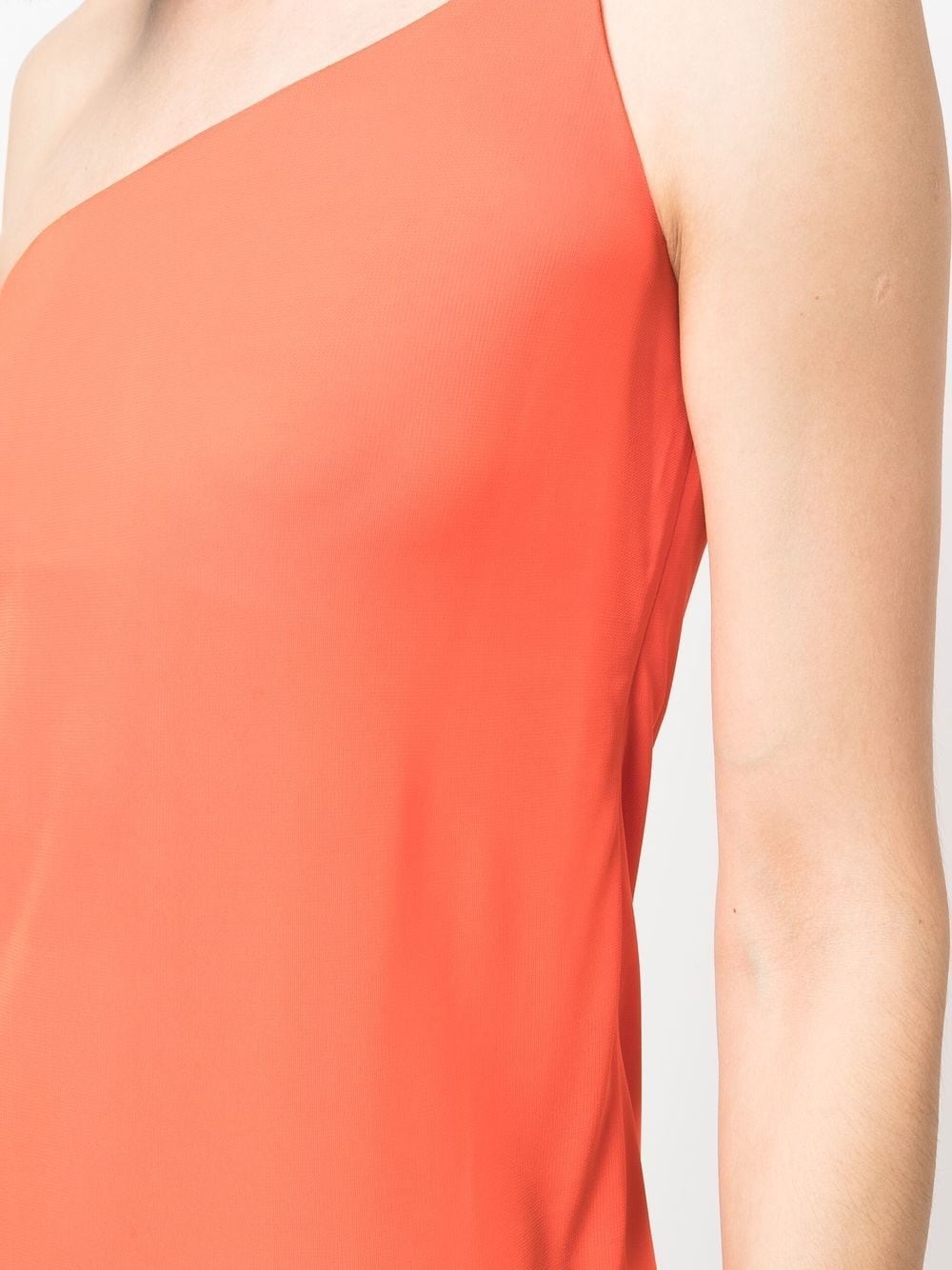 off-shoulder knee-length dress - 5