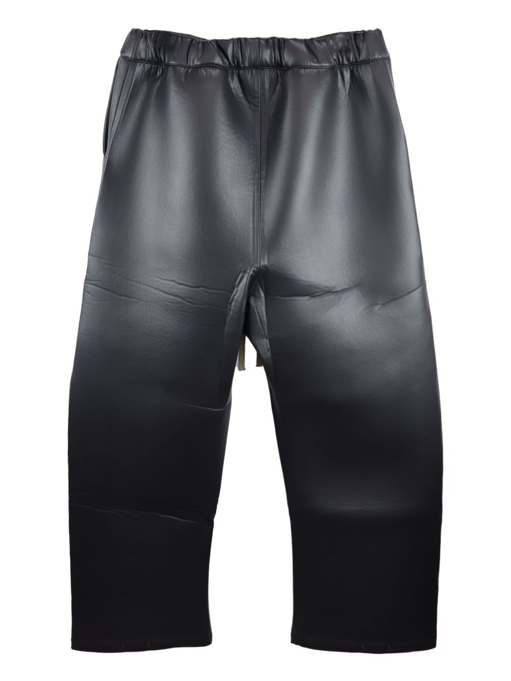 knee-pleat wide-leg pants - 2