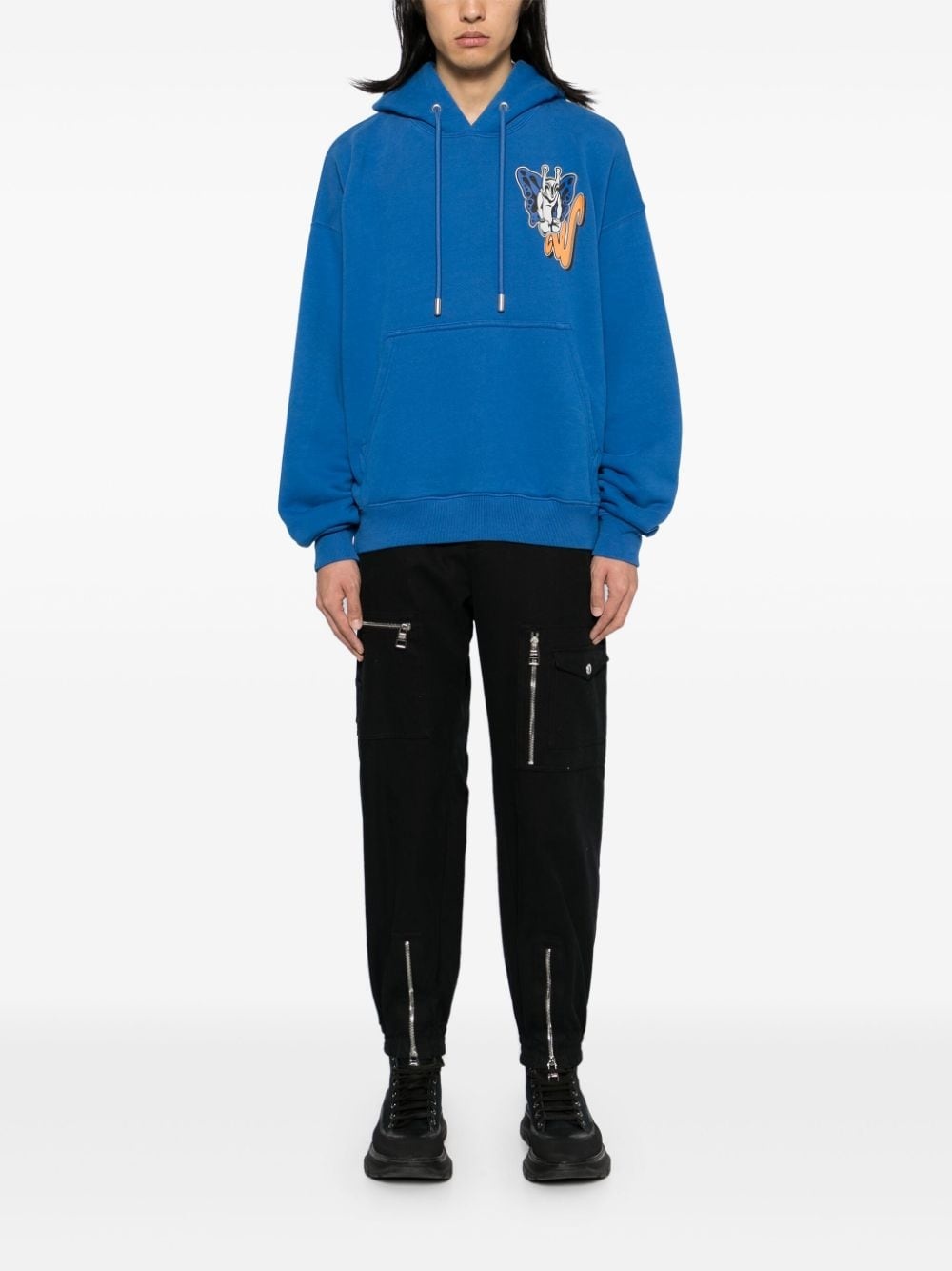 graphic-print hoodie - 2