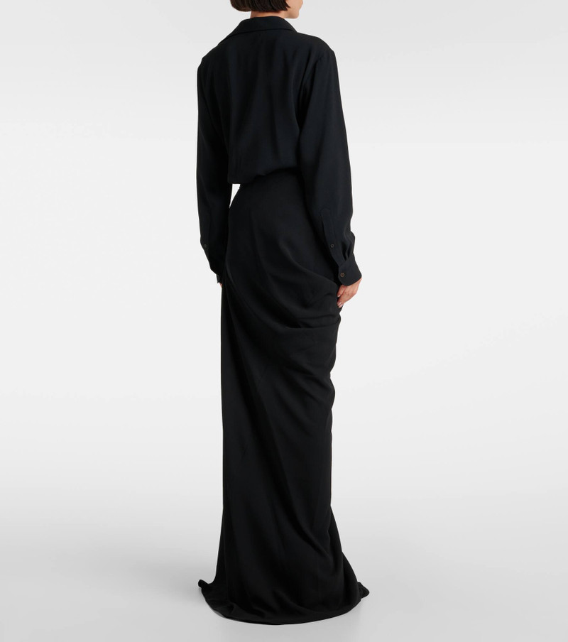 Draped maxi skirt 3