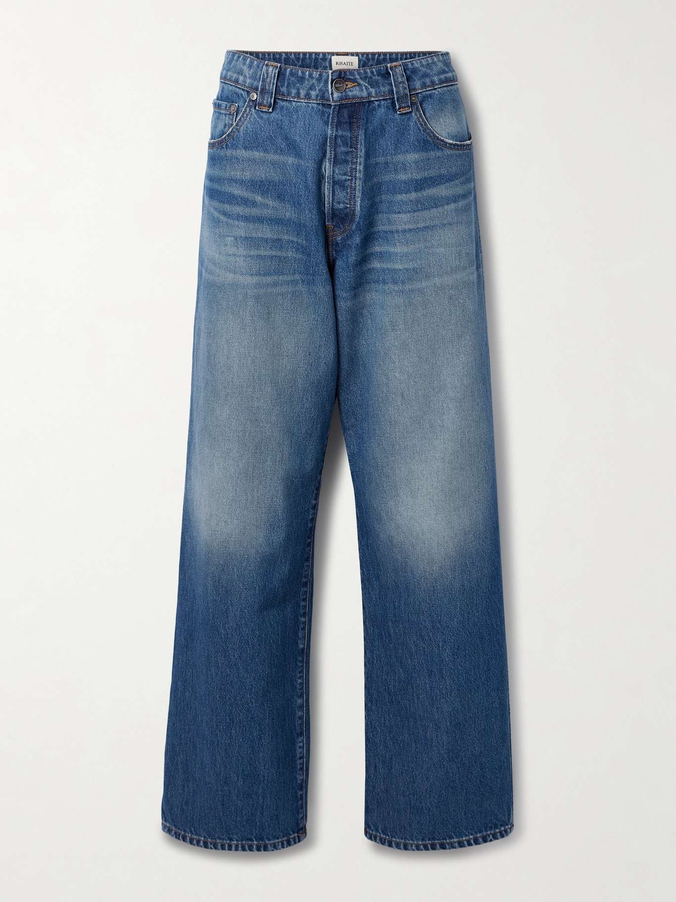 Winslow mid-rise straight-leg jeans Light denim - 1