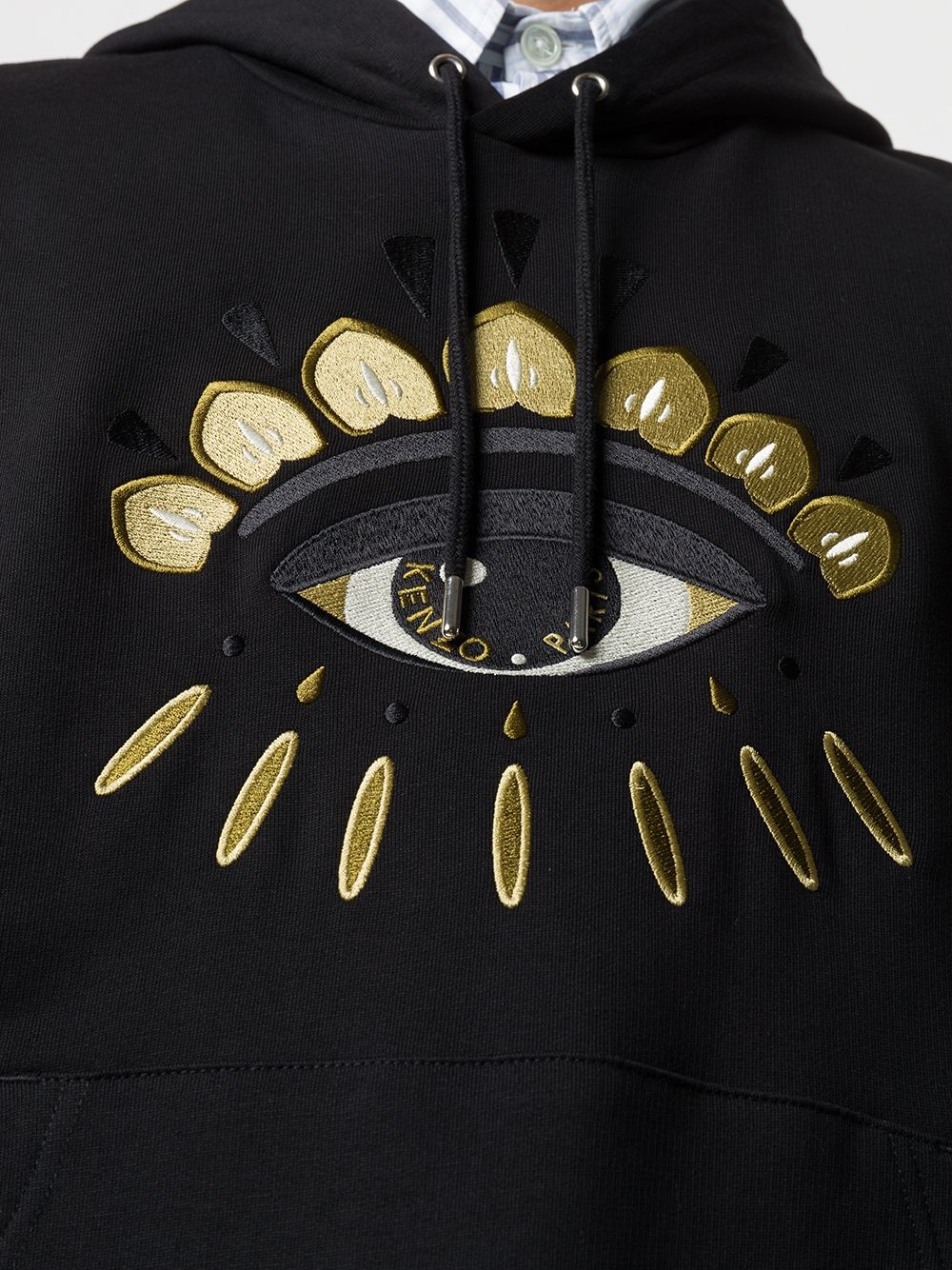 Eye print hoodie - 5