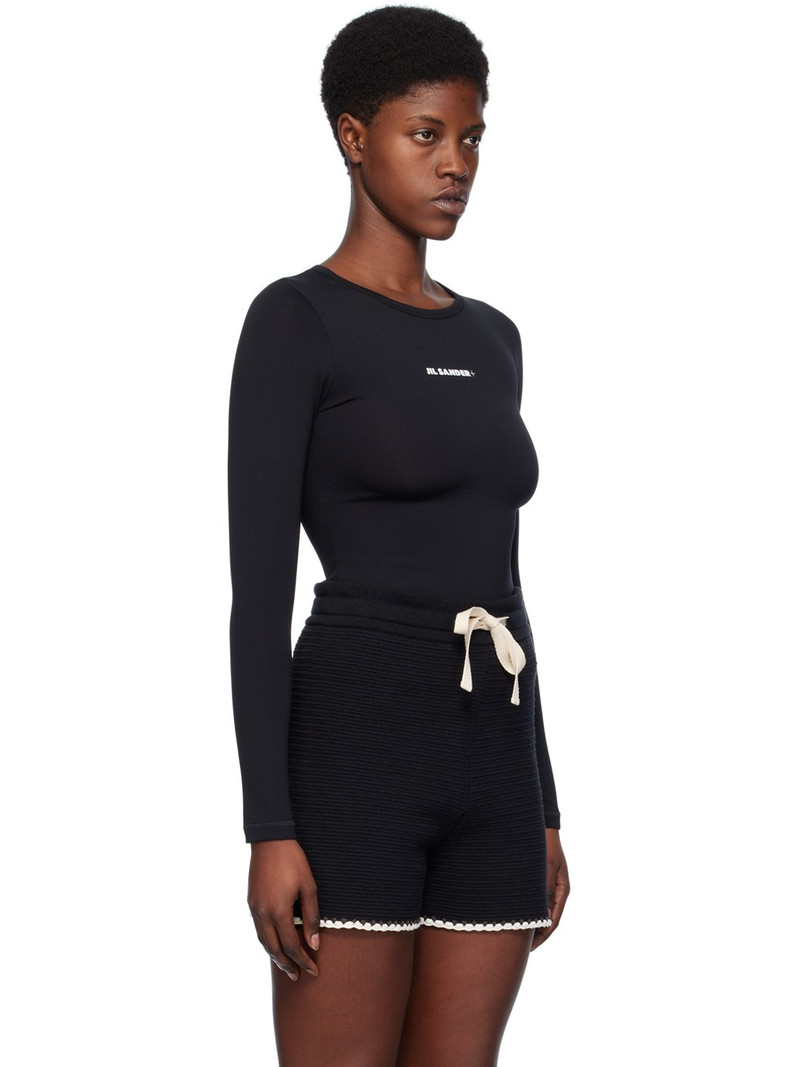 Black Swim Long Sleeve T-Shirt 2