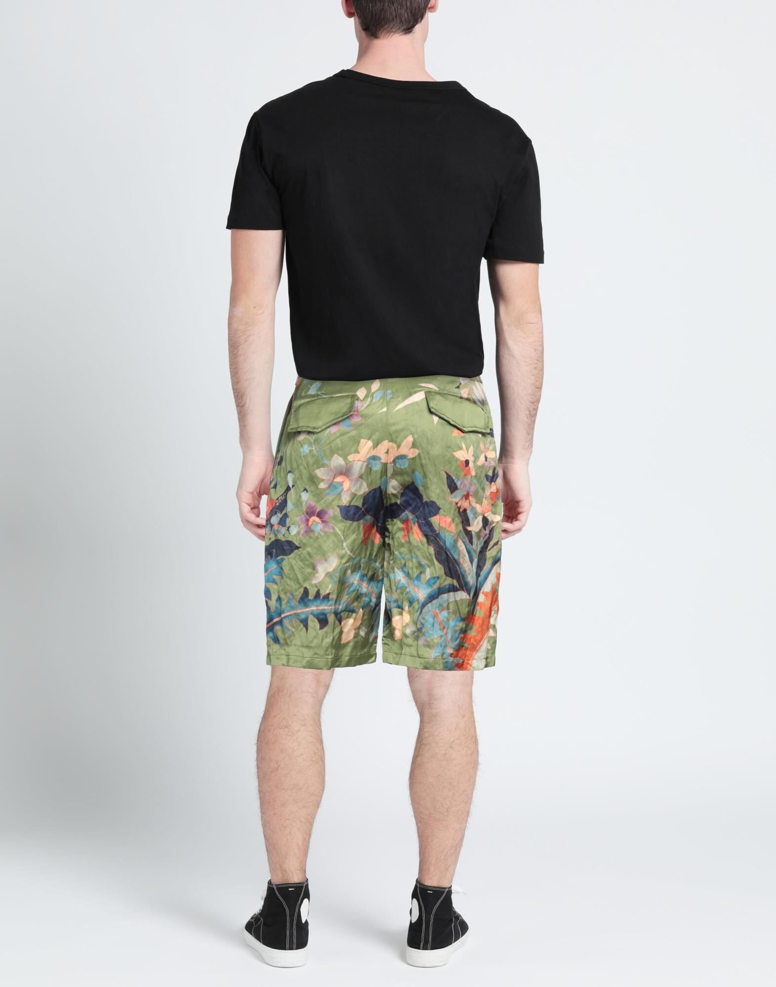 Military green Men's Shorts & Bermuda - 3