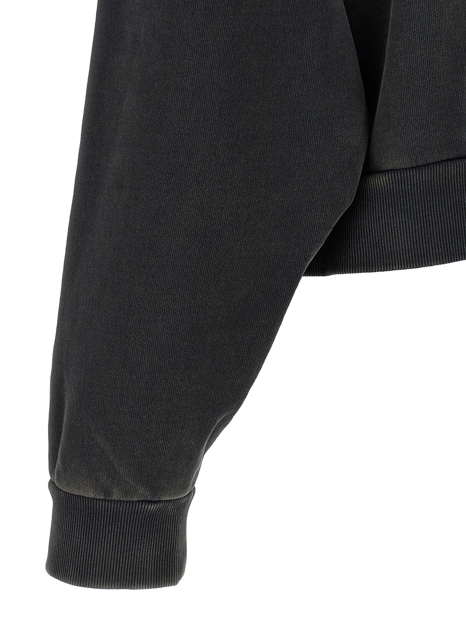 Eternal Zip Washed Sweatshirt Black - 4