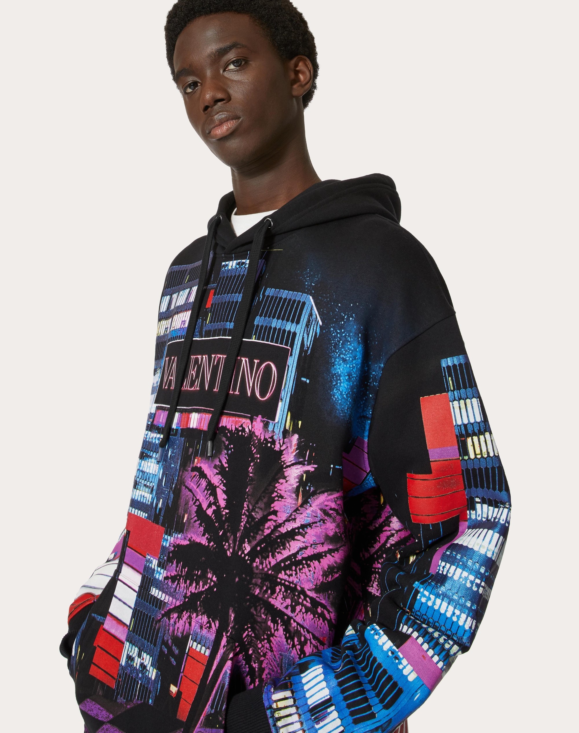 SWEATSHIRT WITH ELECTRIC CITY PRINT - 5