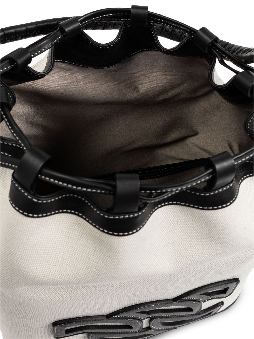cotton-canvas bucket bag - 6