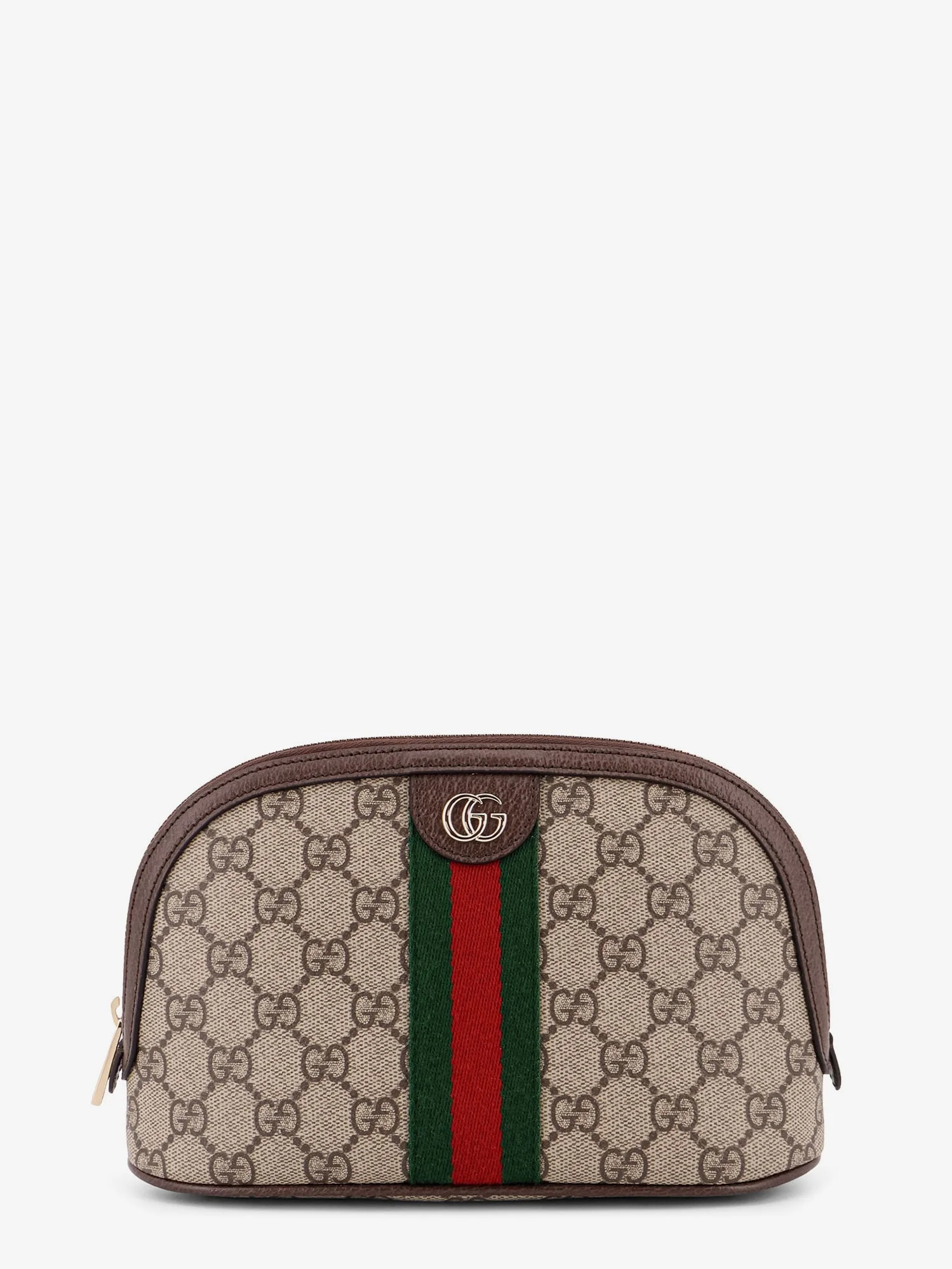 Gucci Coated Canvas Beauty Case With Gg Motif - 1