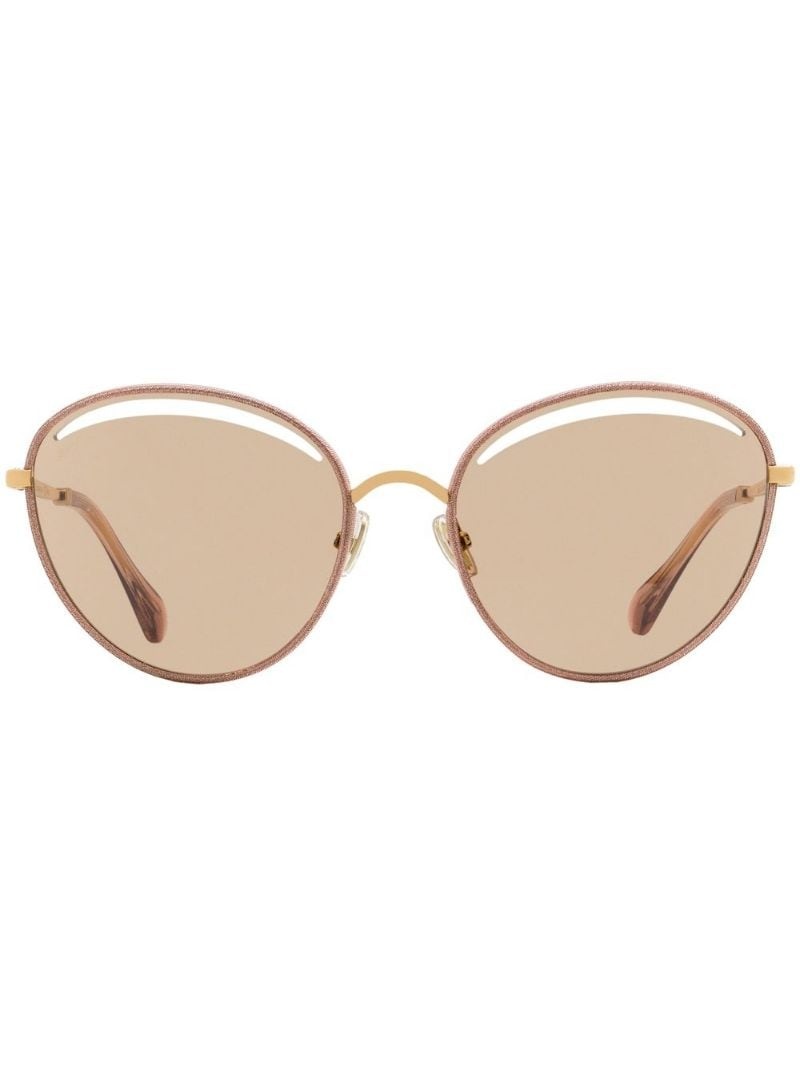 Malya cut-out sunglasses - 1