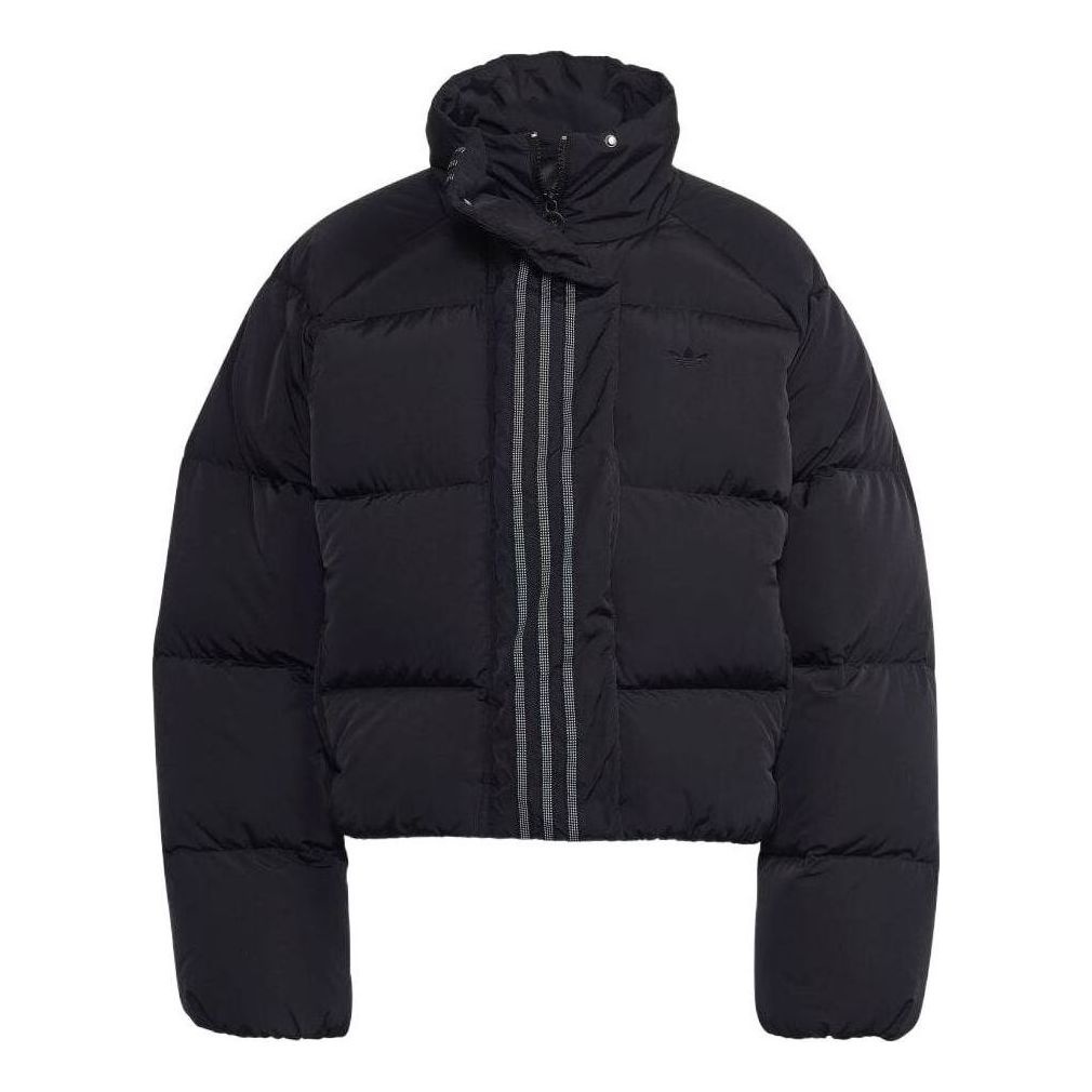 (WMNS) adidas Short Down Jacket 'Black' HM2627 - 1