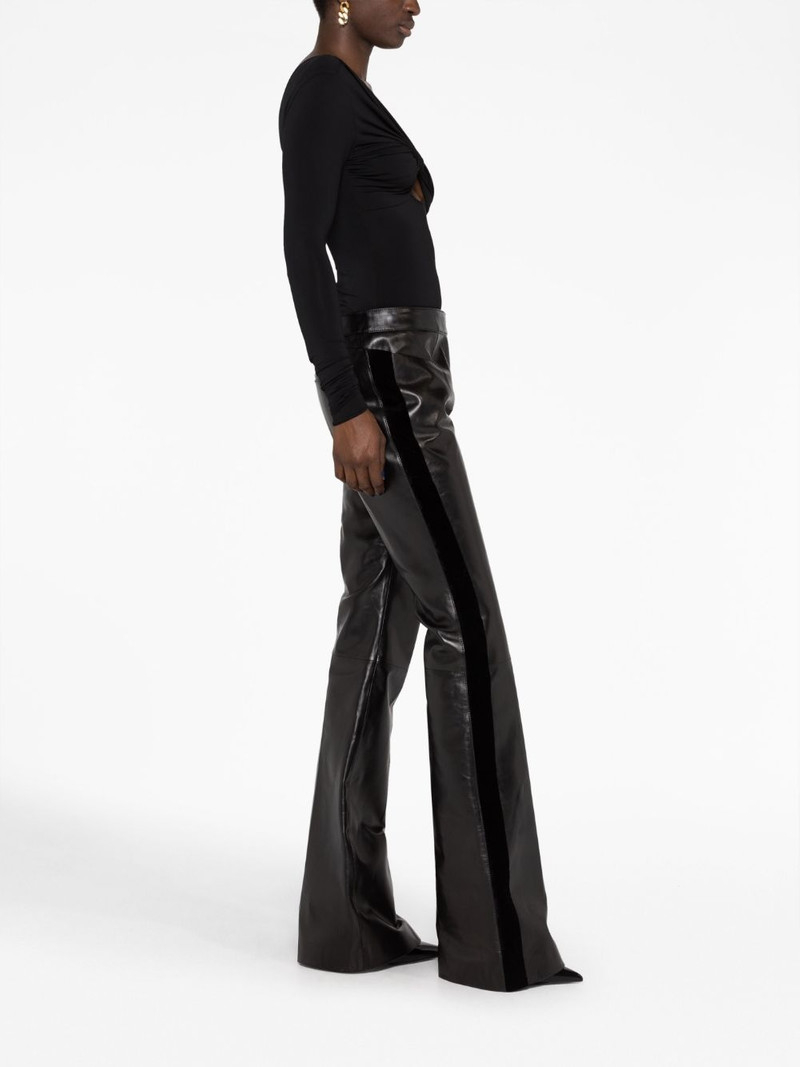 flared leather trousers 6