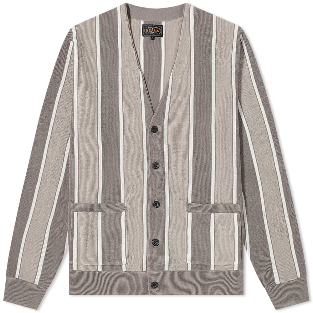 Beams Plus Stripe Cardigan - 1