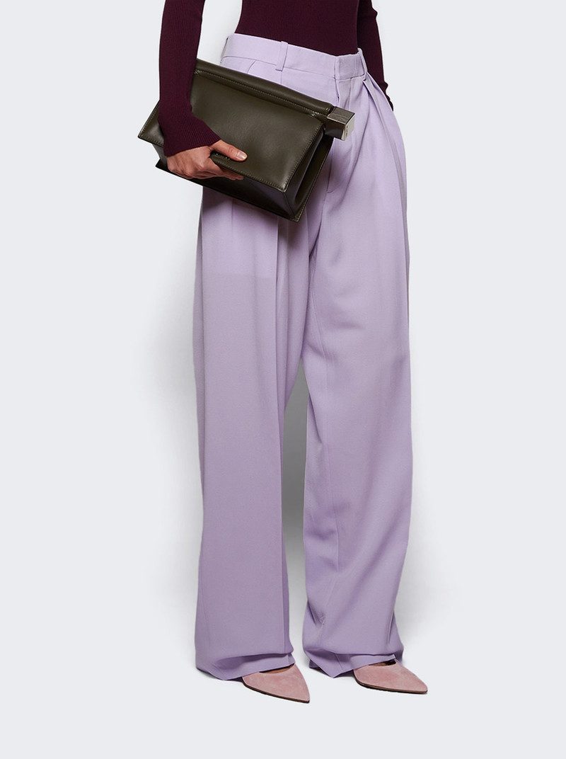 WARDROBE.NYC Tapered Low Rise Trouser Lilac outlook
