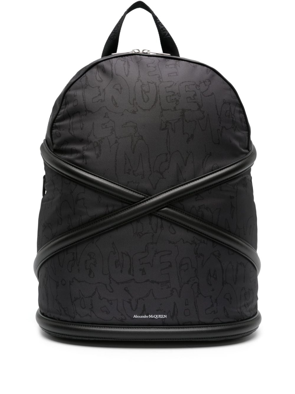 crossover-straps logo-print backpack - 1