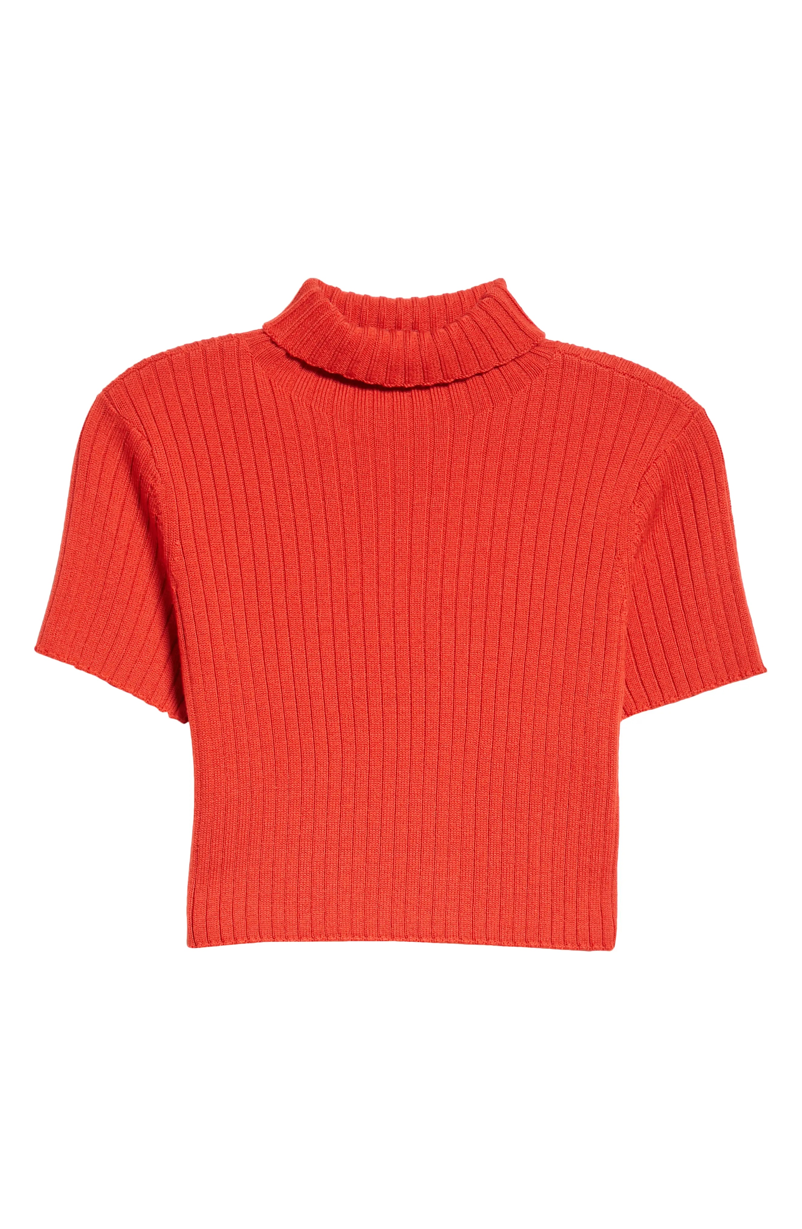 Lilou Crop Wool Blend Turtleneck Sweater - 5