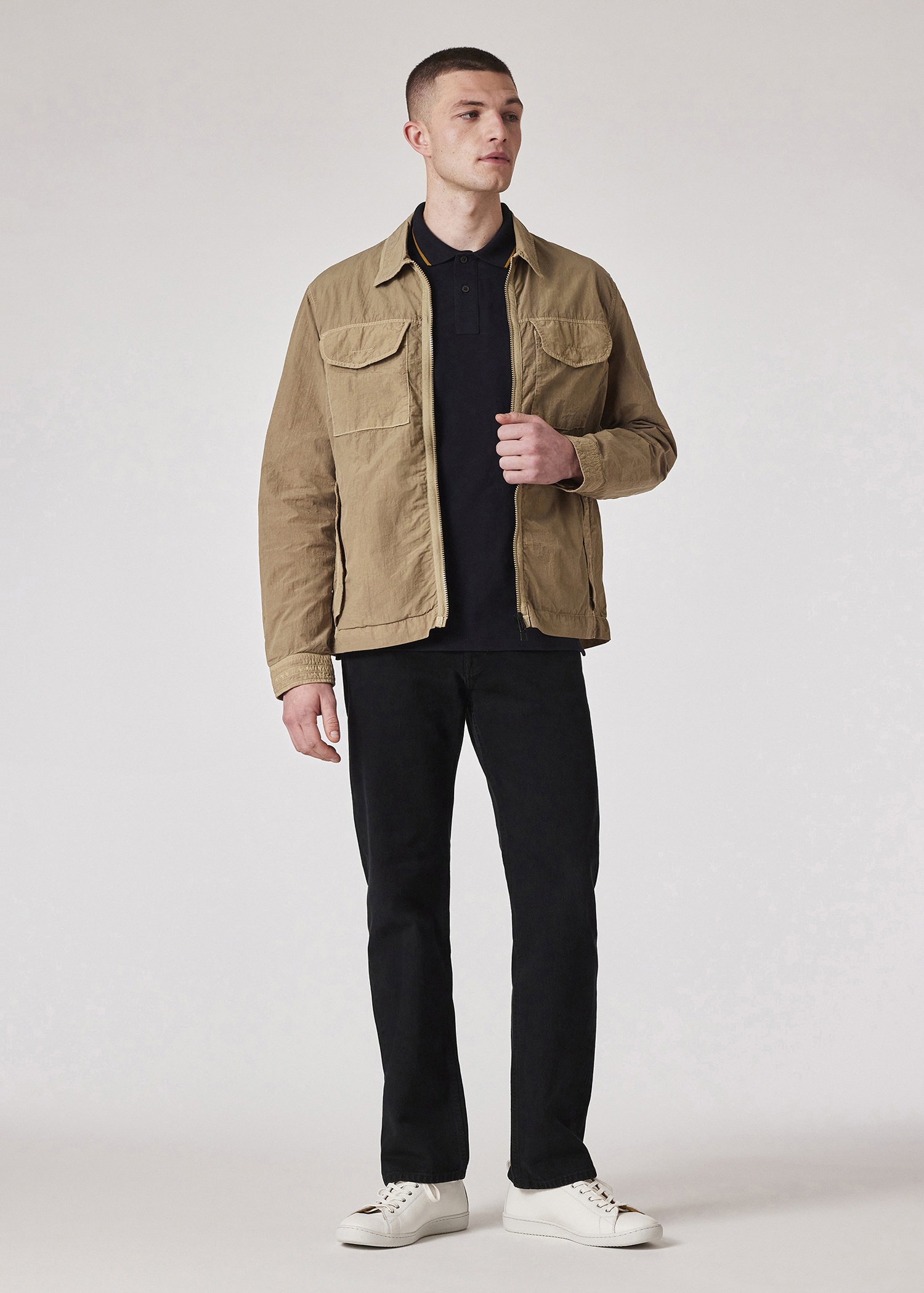 Sand Garment Dyed Nylon Jacket - 6
