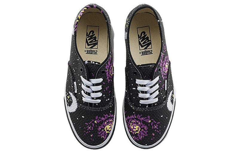 Vans 밴 x CLOTTEE Authentic 'Pixelated Universe Black' VN000EE3BPB1 outlook