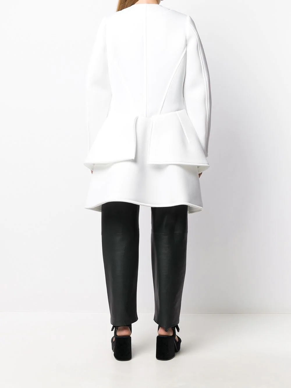 deconstructed long-sleeved jacket - 4