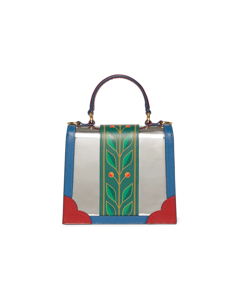 Chrome Laurel Mini Jeanne Bag | Casablanca Paris 3