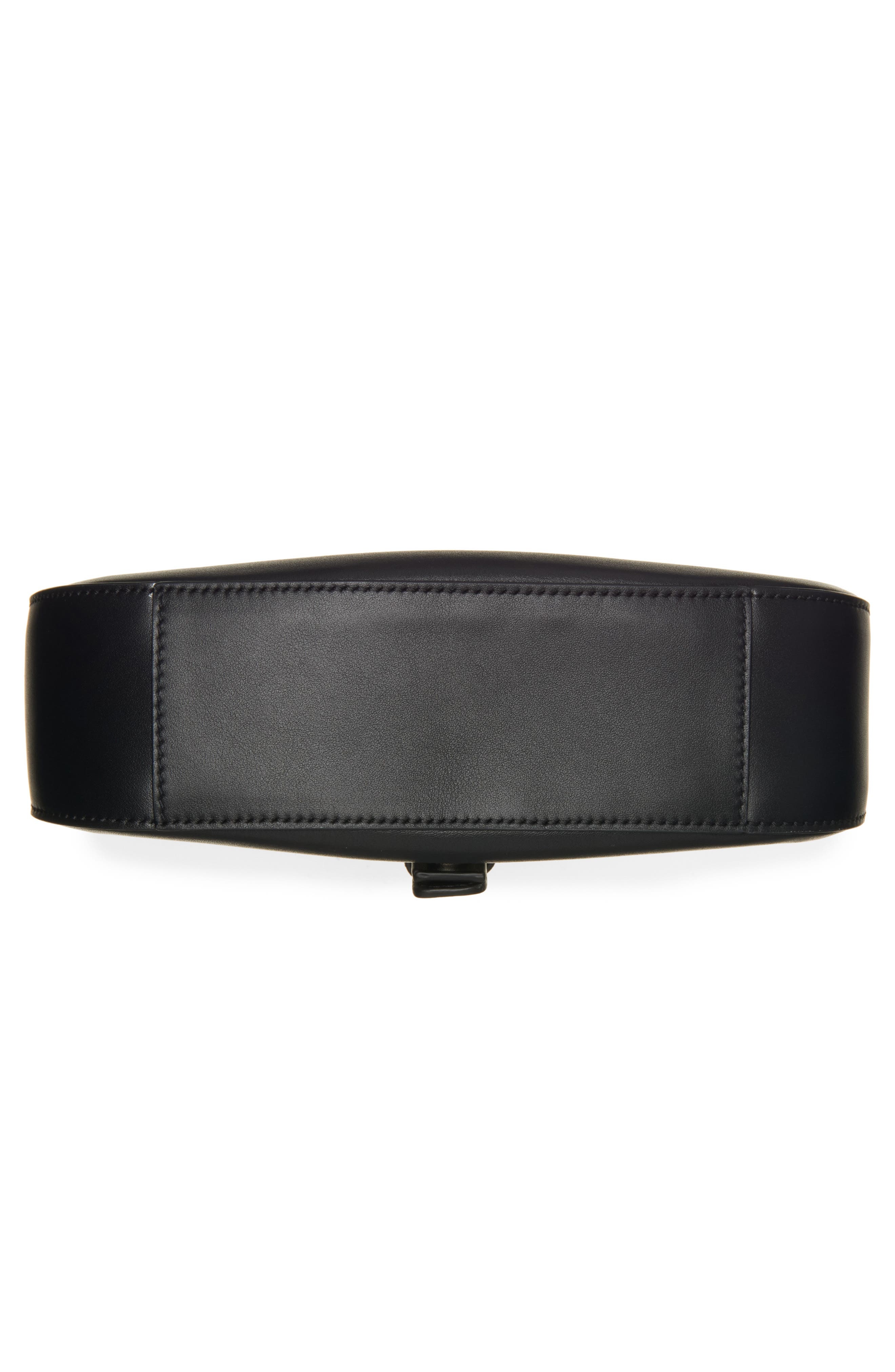McQueen Mini T-Bar Leather Shoulder Bag in Black/Silver at Nordstrom - 6