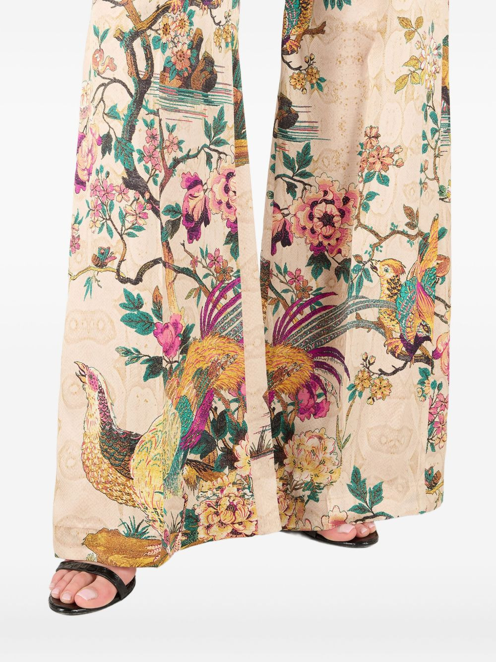 pheasant floral-print trousers - 5