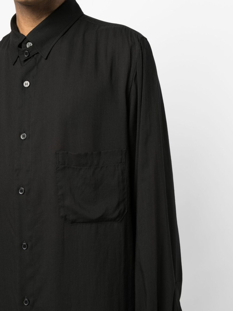 pointed-collar button-up shirt 5