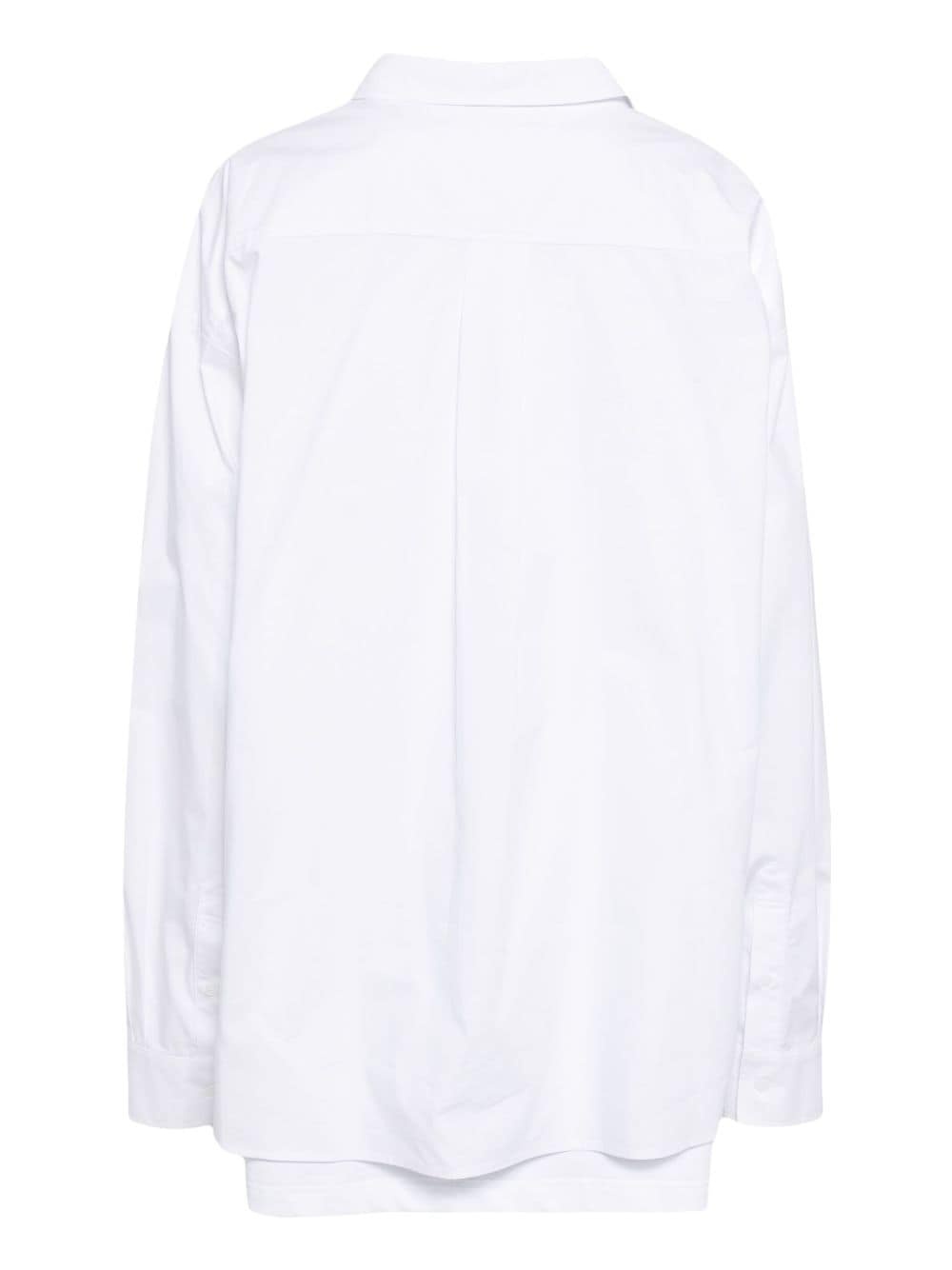long-sleeved cotton shirt - 2