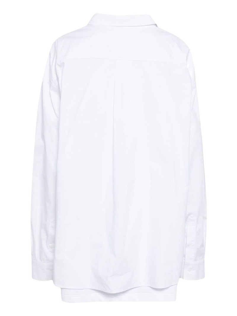 pushBUTTON long-sleeved cotton shirt outlook
