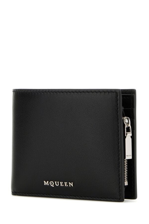 Black leather wallet - 2