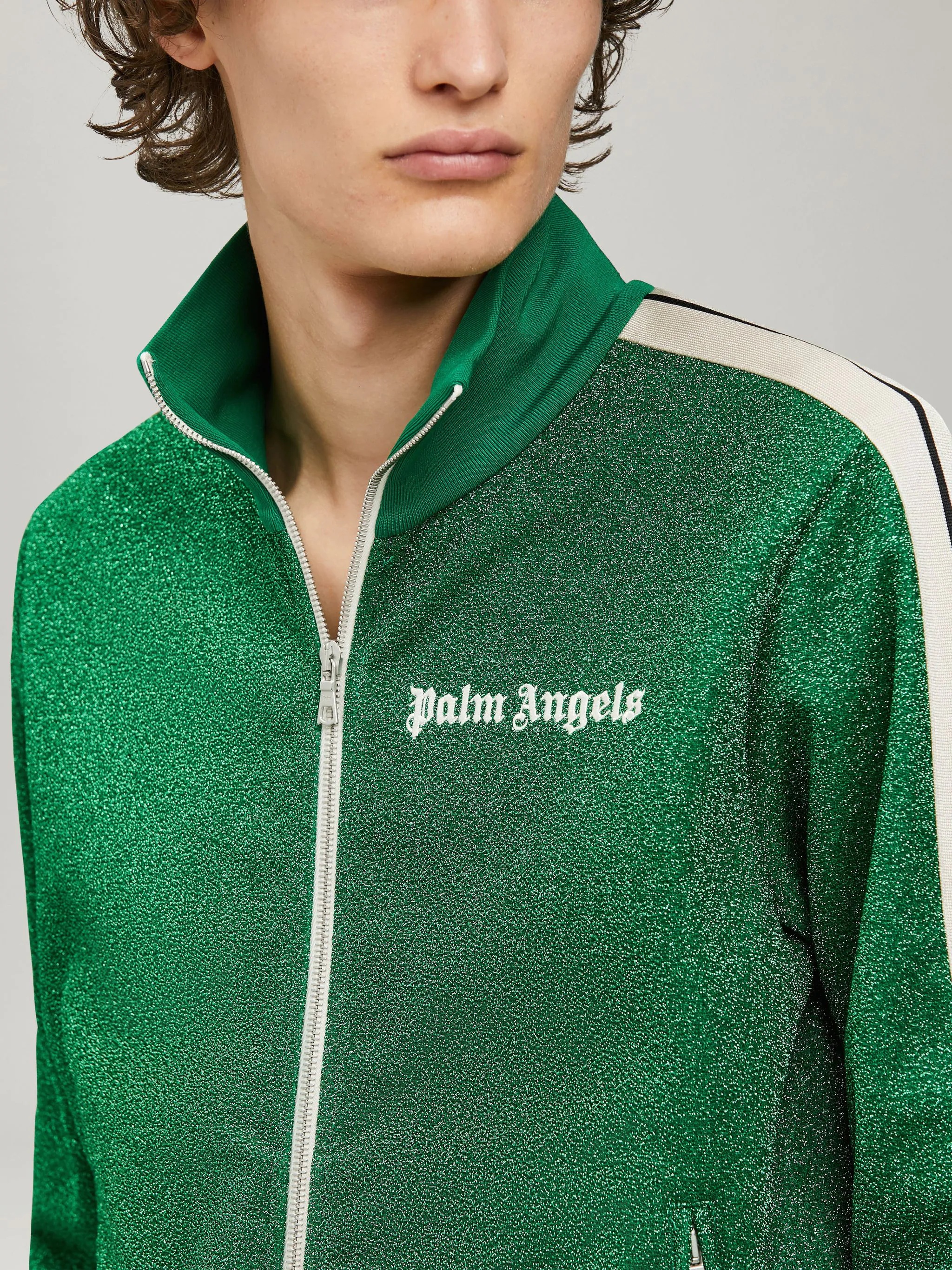 Palm Angels LUREX TRACK JACKET | REVERSIBLE
