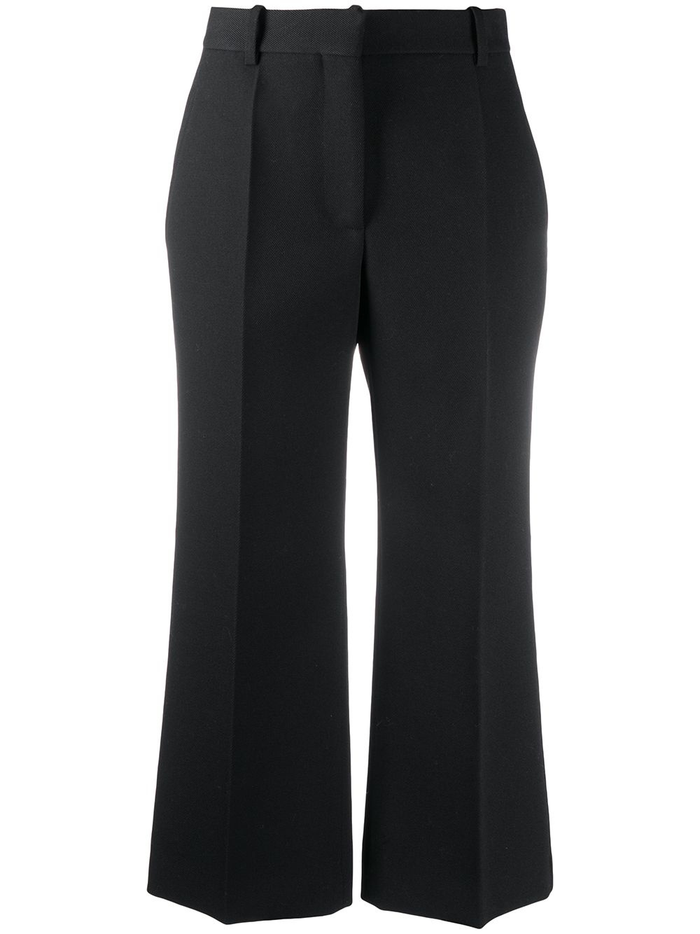 cropped flared trousers - 1