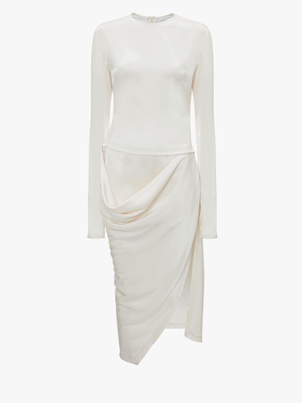ASYMMETRIC DRAPED DRESS - 1
