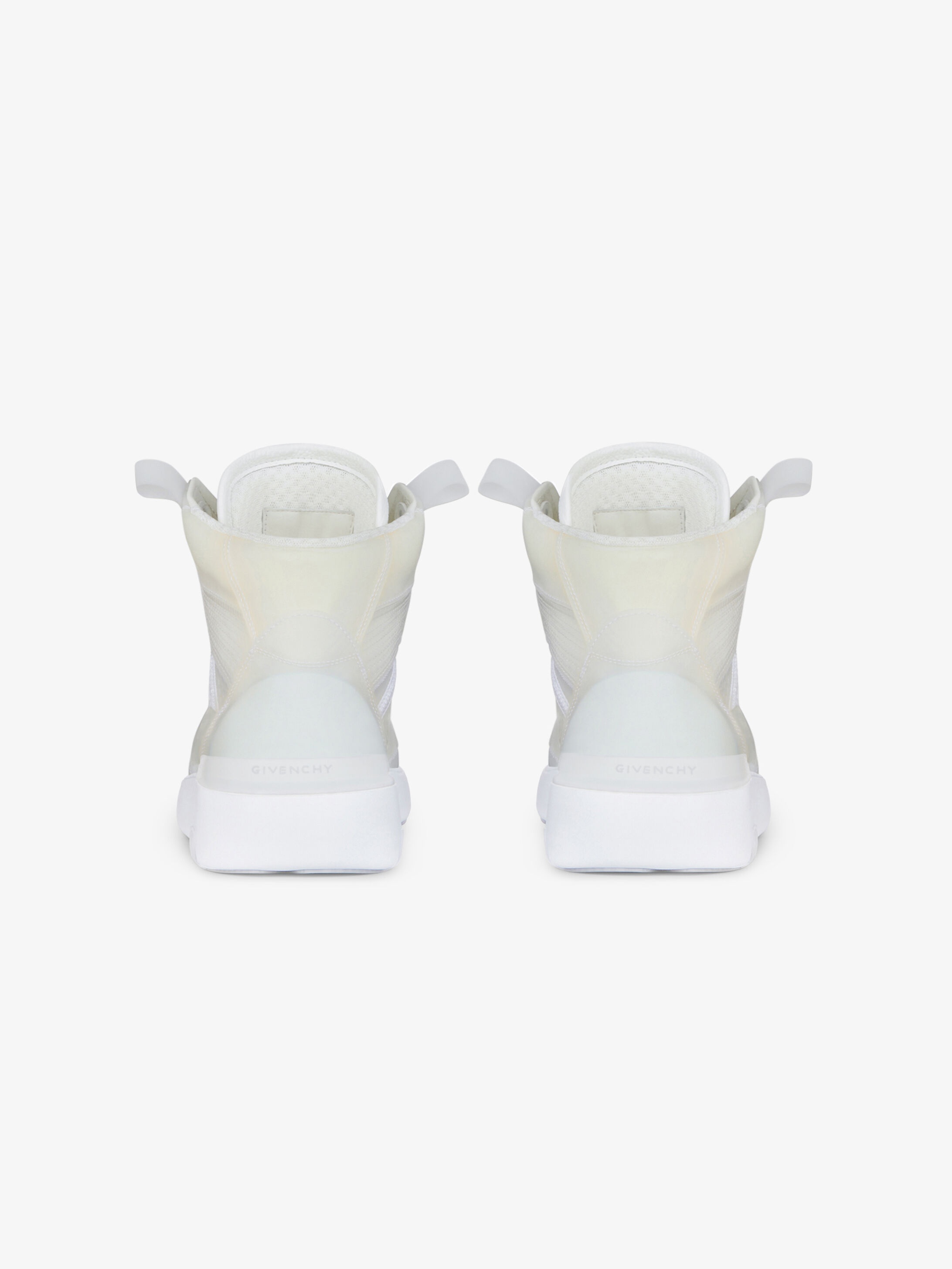 Wing mid transparent sneakers - 4