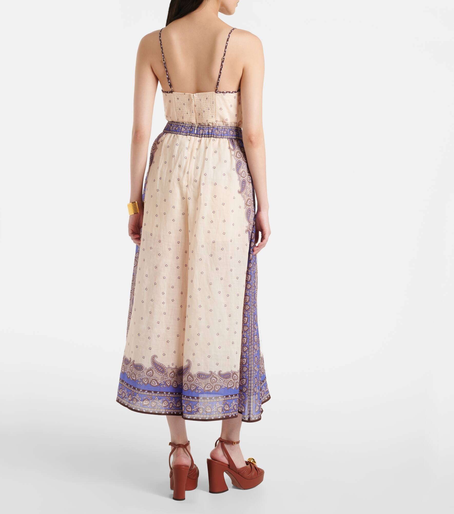 Zimmermann Maxine paisley ramie culottes | mytheresa
