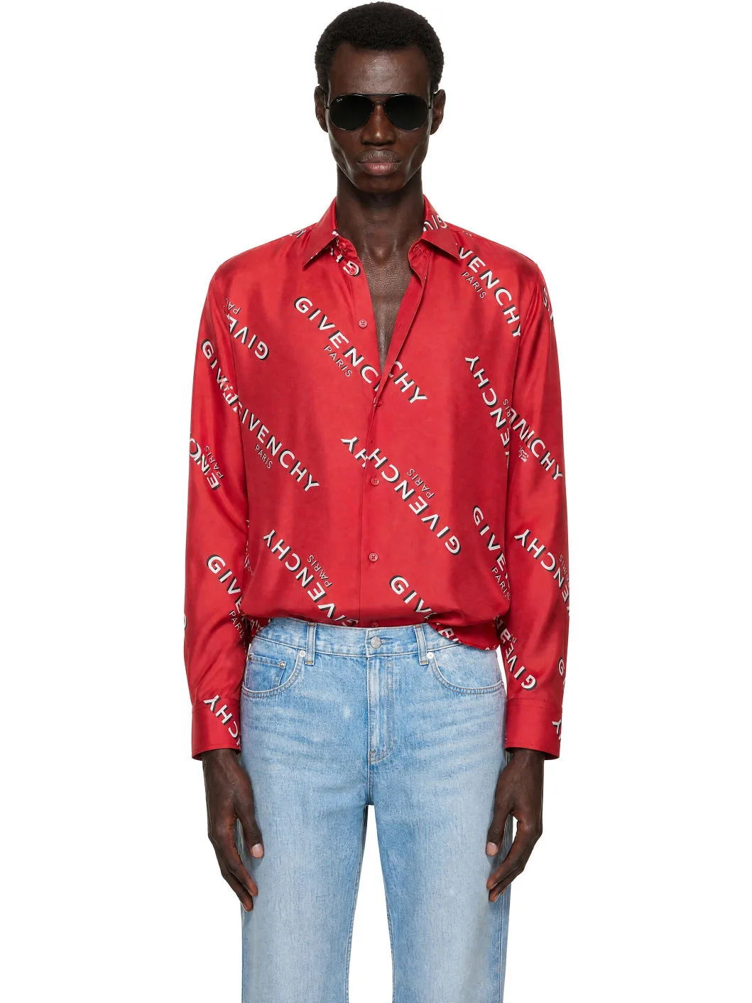 Red Classic Fit Shirt - 1