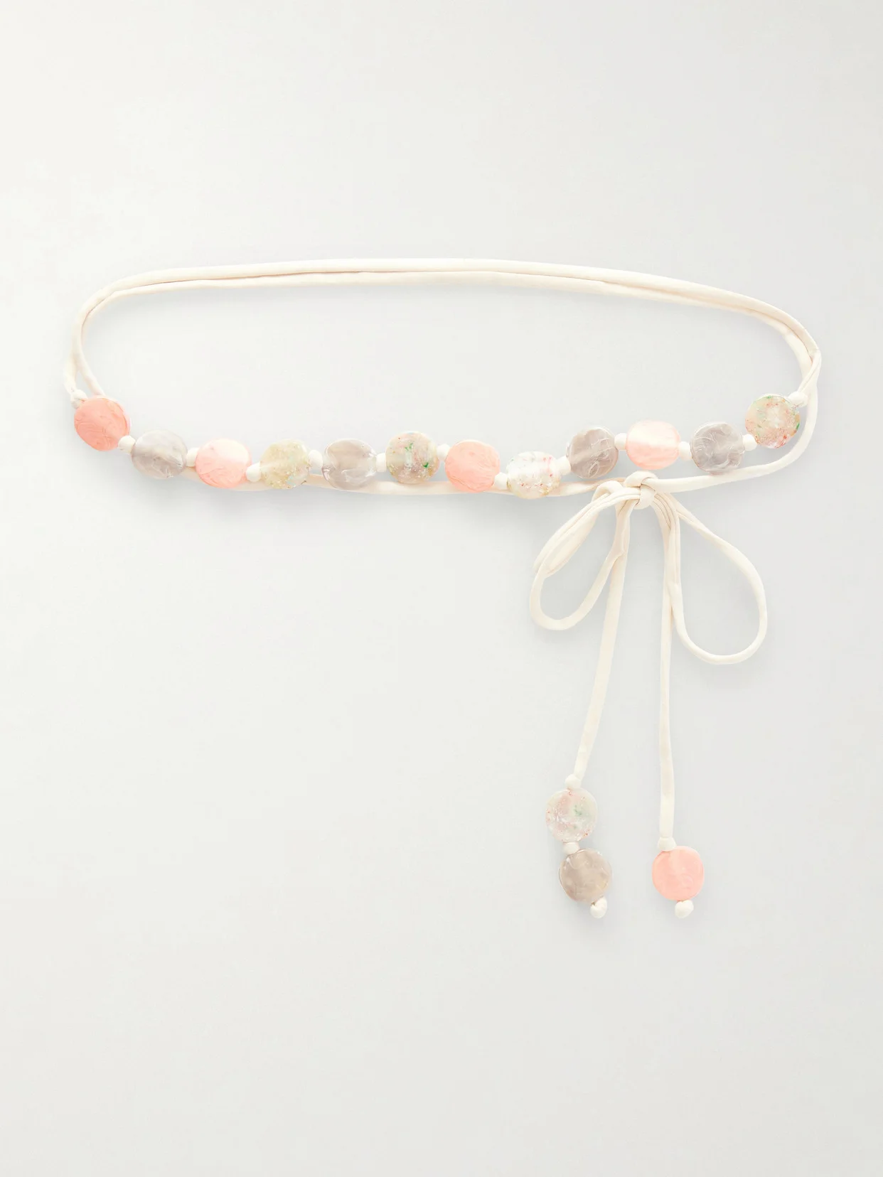 Pam Bead-embellished Cord Belt - 1