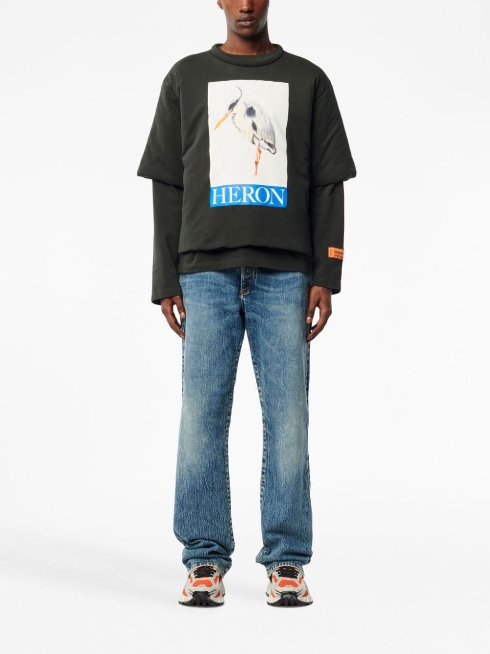 bird-motif logo-print T-Shirt - 2