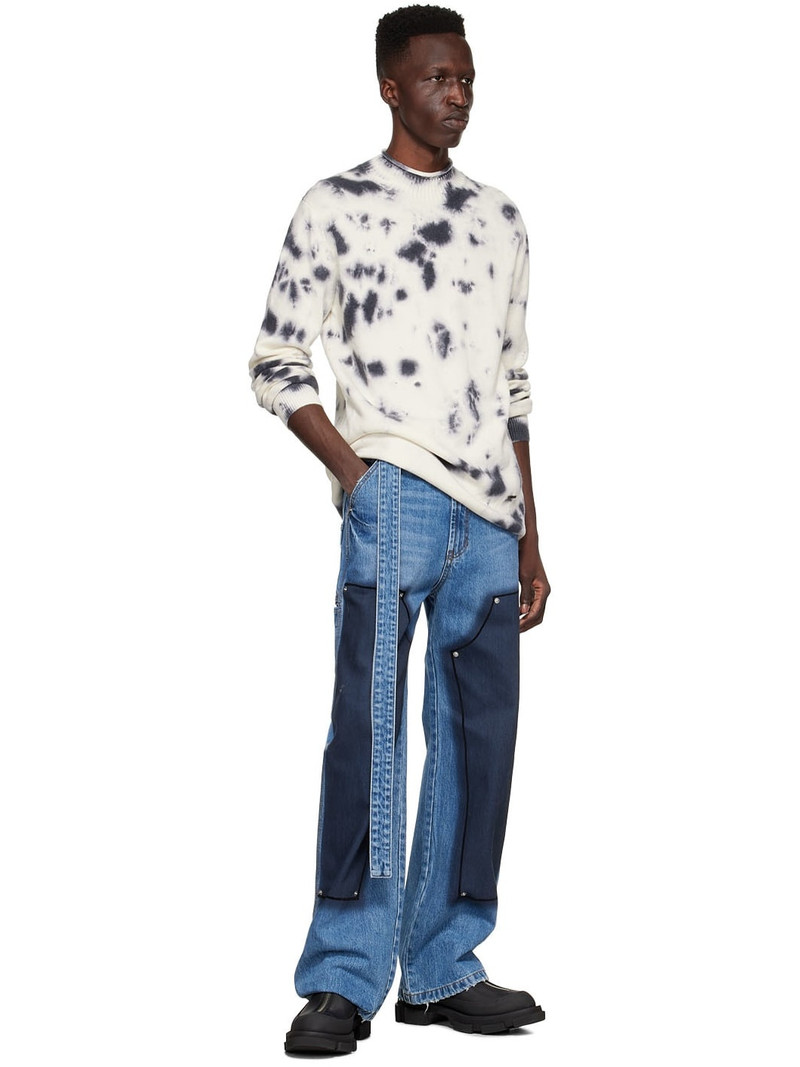 We11done Black Wool Sweater outlook