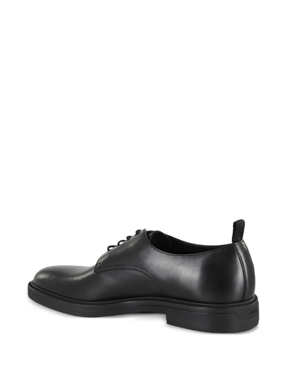 lace-up leather derby shoes - 3