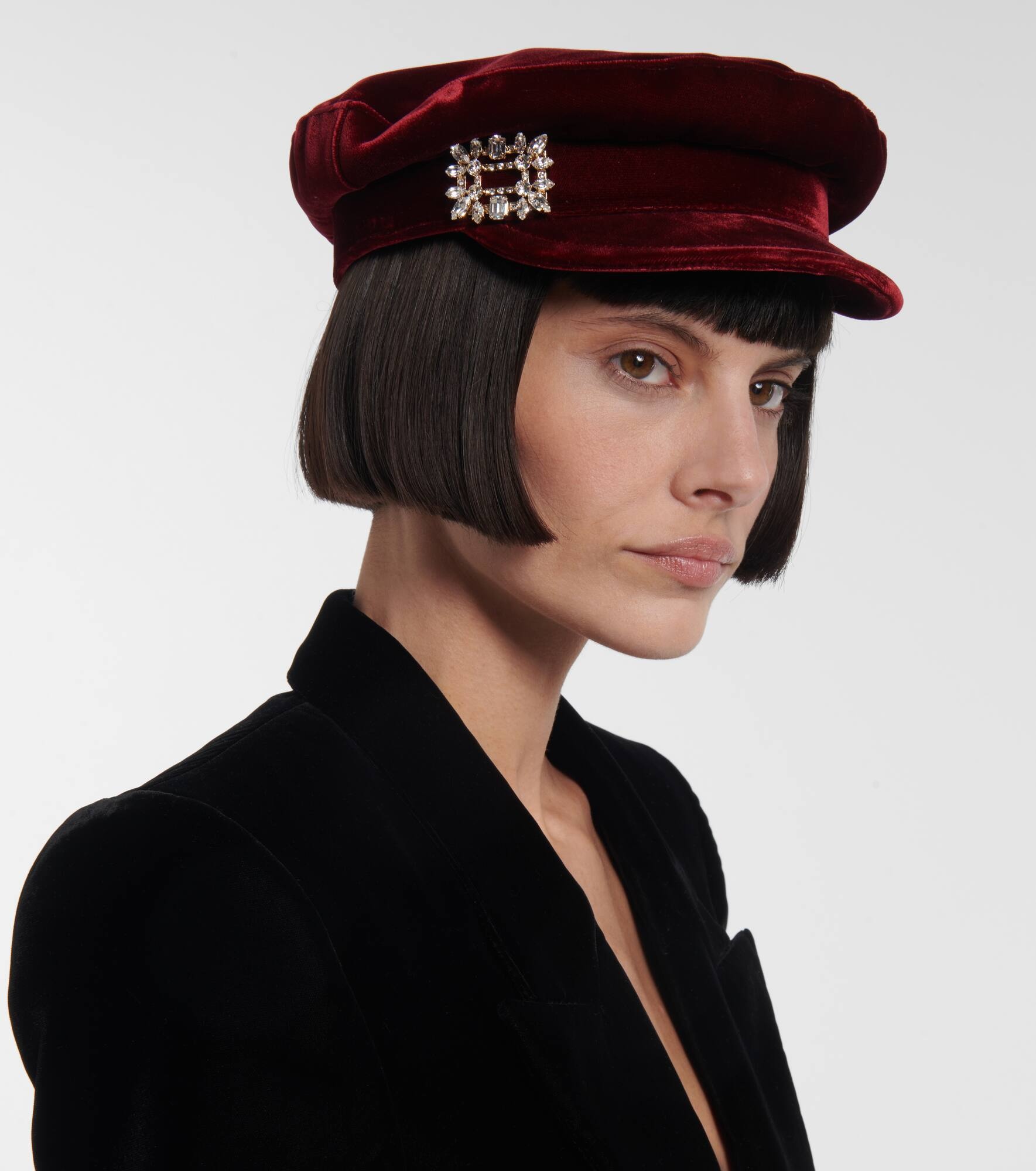 Baker Boy velvet newsboy cap - 2
