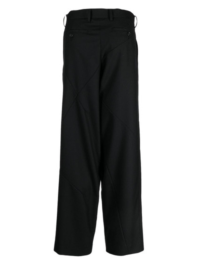 UNDERCOVER pleat-detailing straight-leg trousers outlook