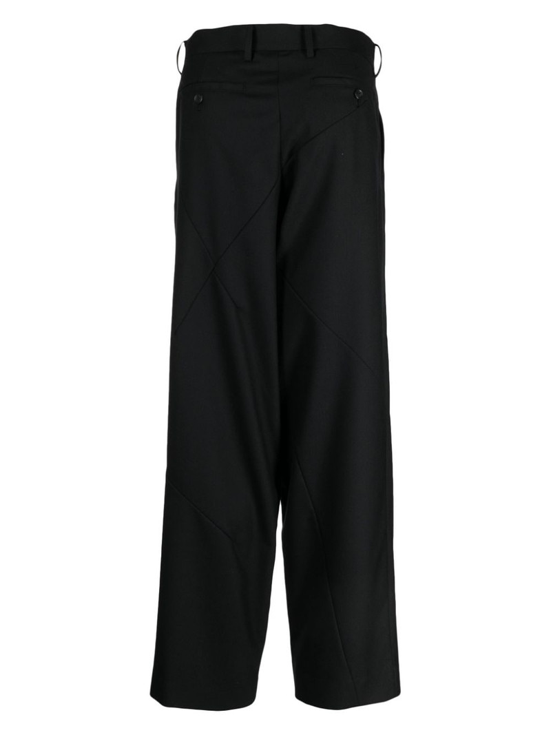 UNDERCOVER pleat-detailing straight-leg trousers outlook