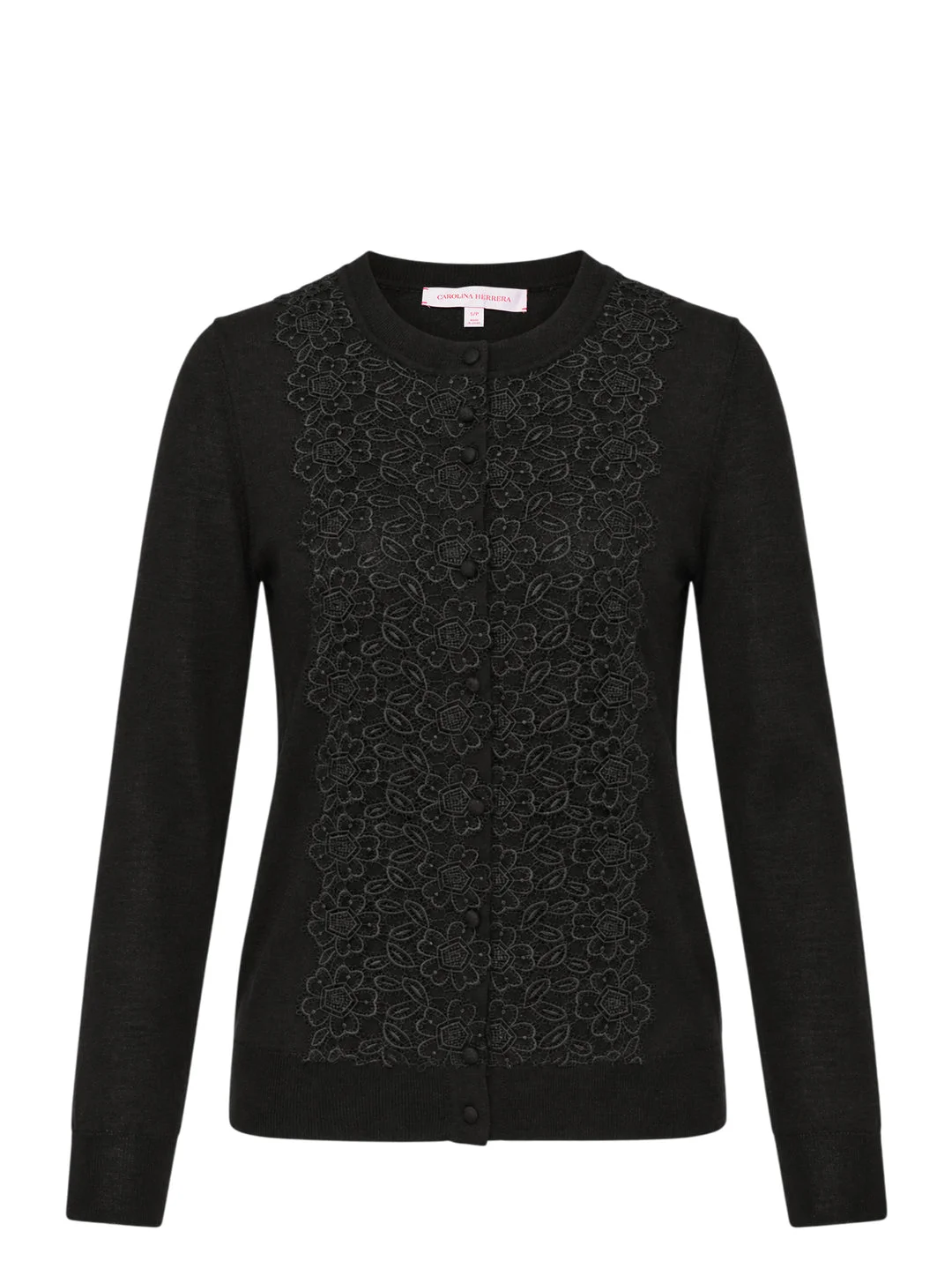 Floral Lace Front Cardigan - 1