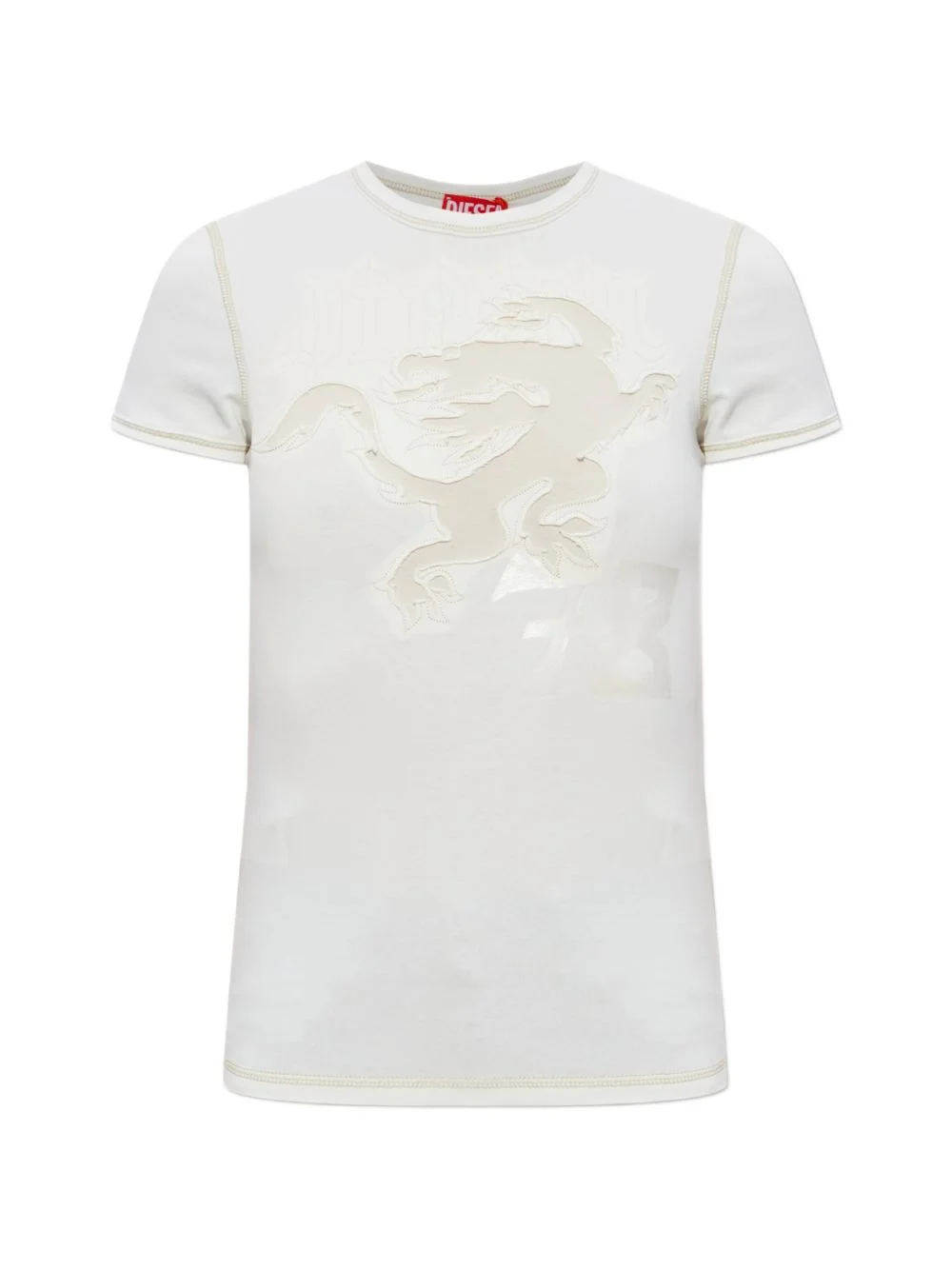 T-Uncuties-Longer-Aa1 appliqué-detailed T-shirt - 1