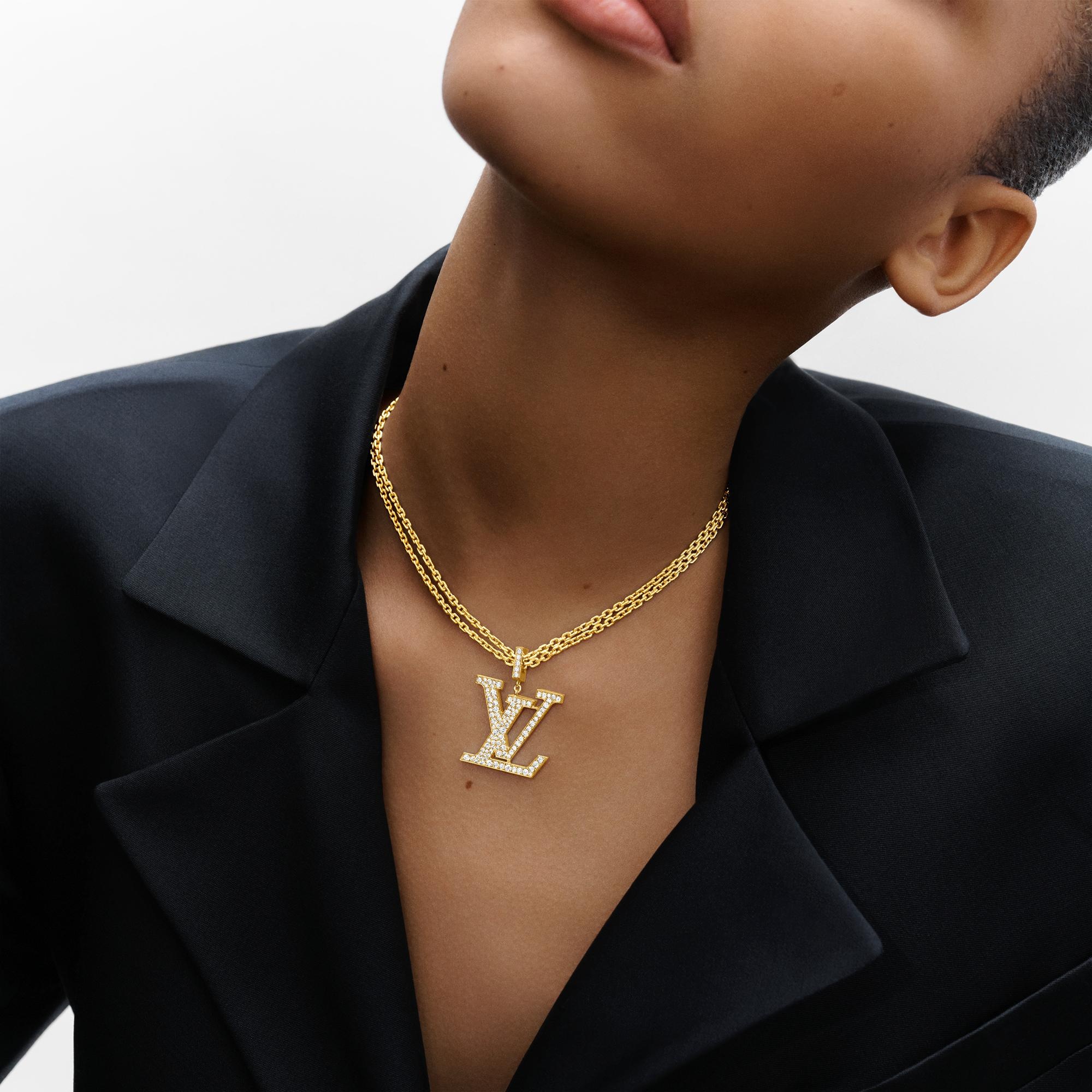 LV Idylle Blossom Large Pendant, Yellow Gold And Diamonds - 5