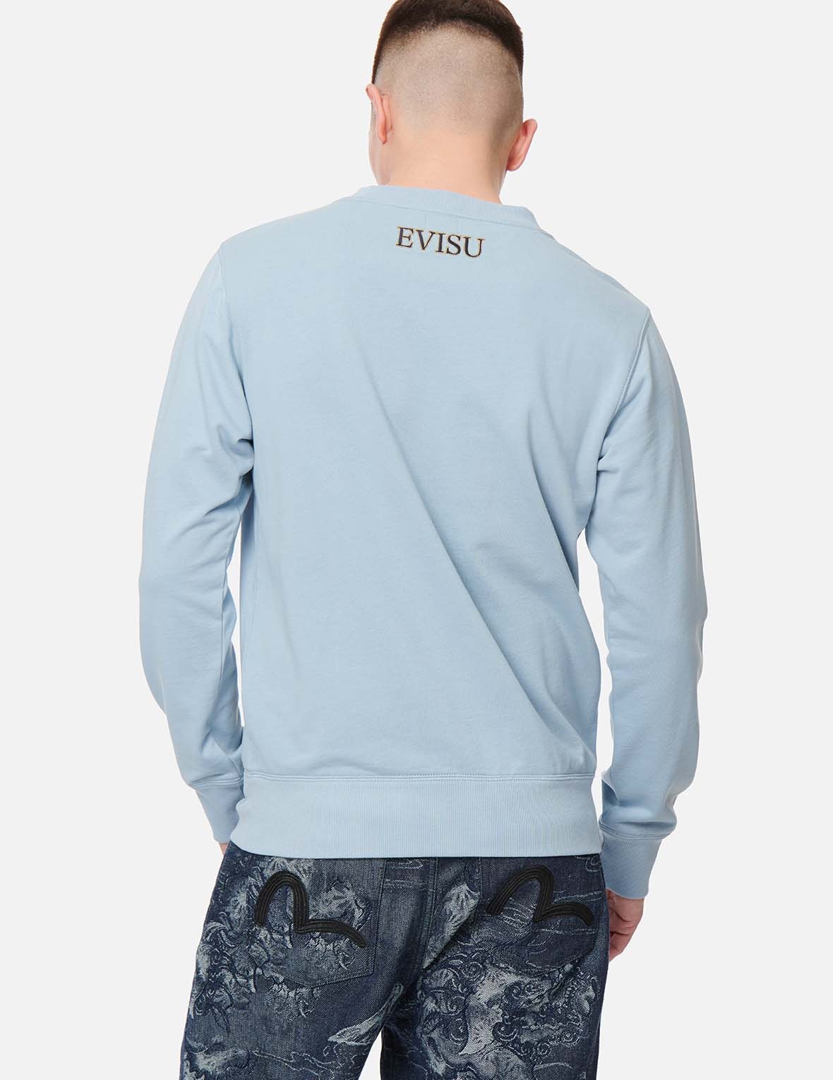 BROCADE SEAGULL APPLIQUÉ SWEATSHIRT - 4