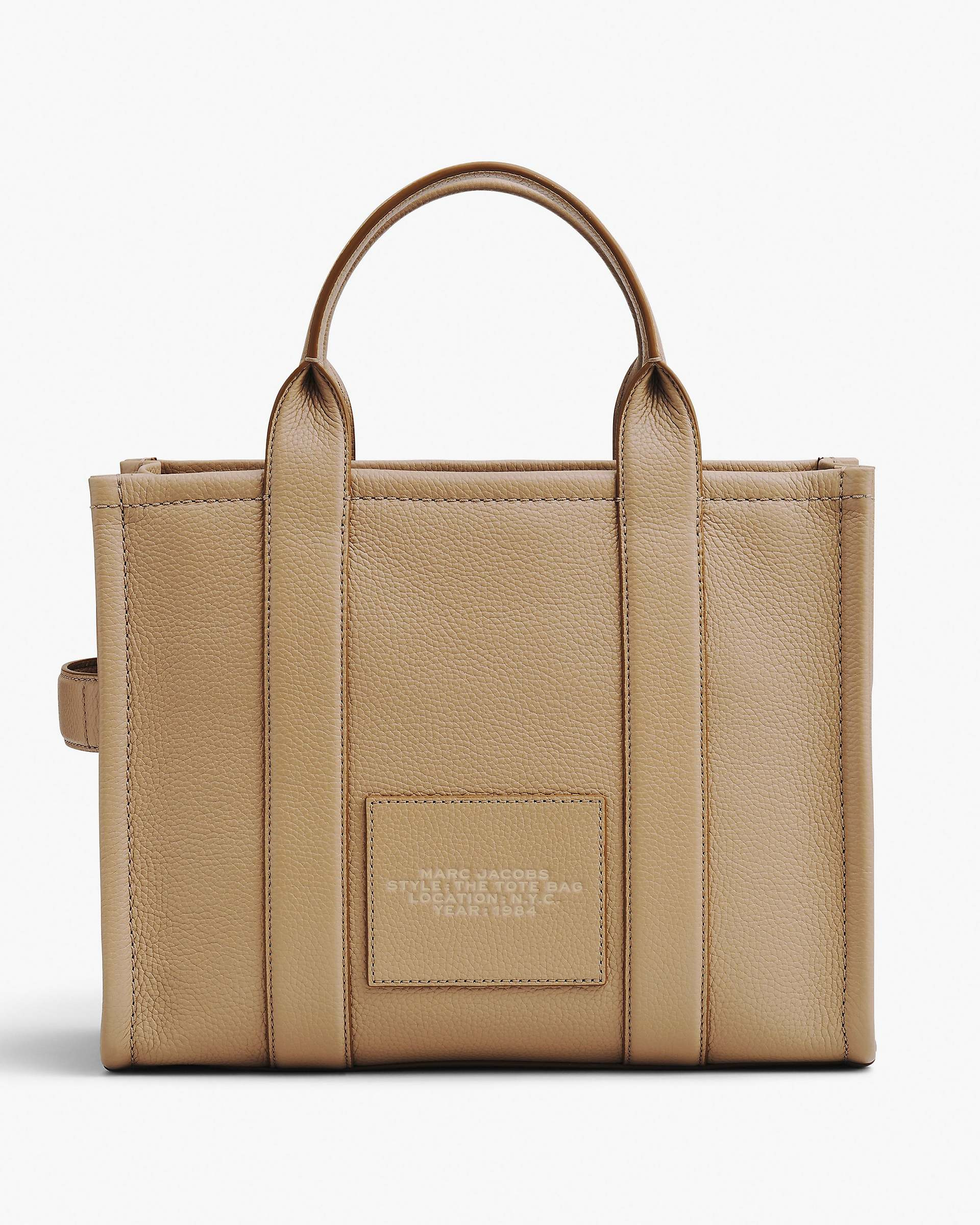 THE LEATHER MEDIUM TOTE BAG - 3