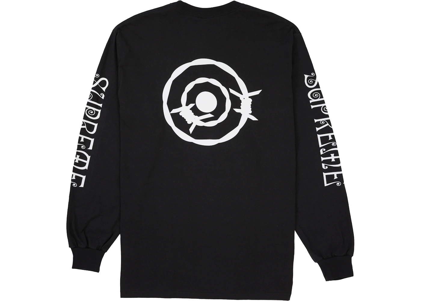 Supreme SOUTH2 WEST8 L/S Pocket Tee Black - 2
