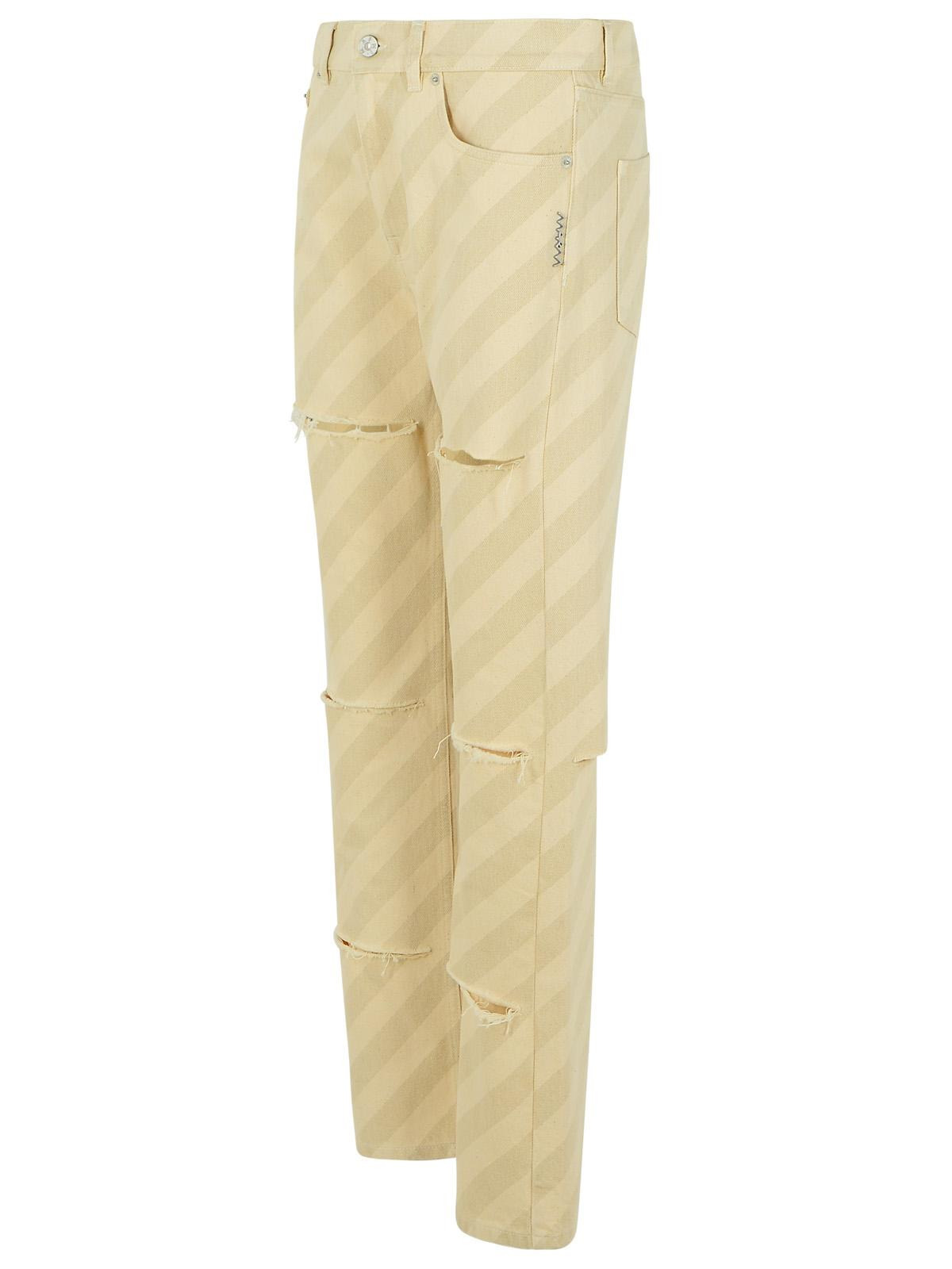 Marni Beige Cotton Jeans Women - 2