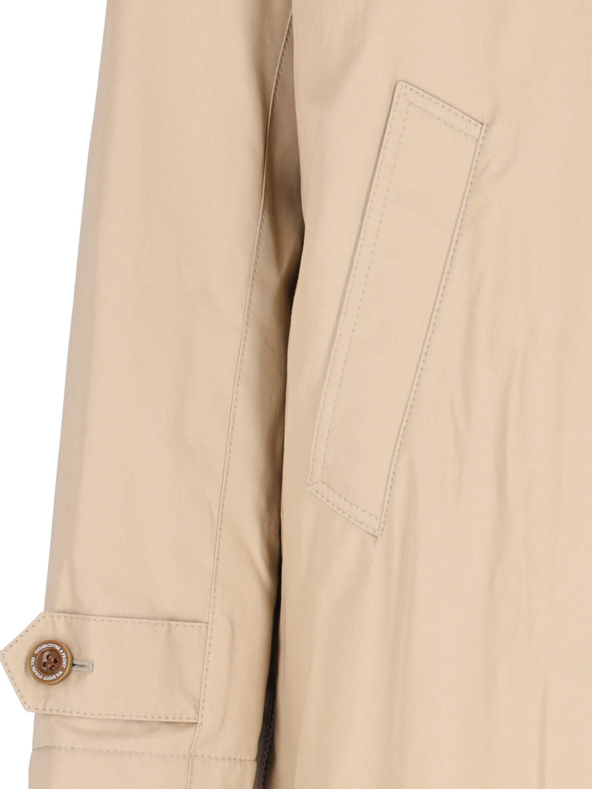 X FRAGMENT DESIGN COTTON TRENCH COAT - 4